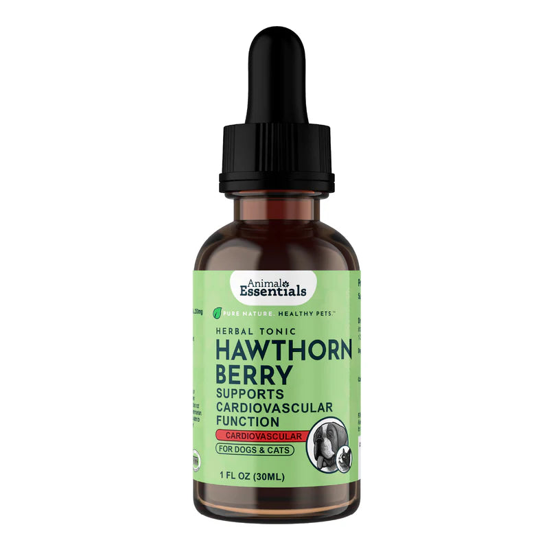 Animal Essentials | Hawthorn Berry Herbal Tonic | Supports Cardiovascular Function