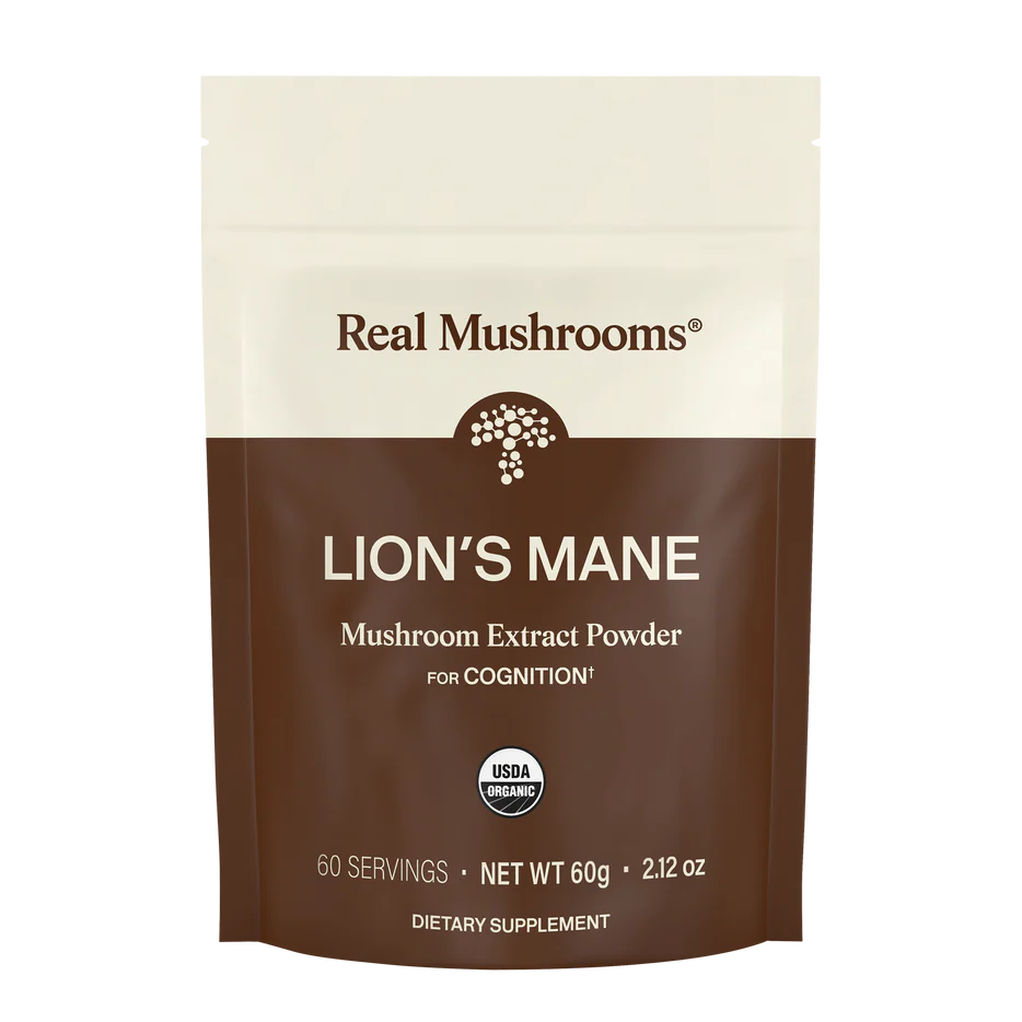 Real Mushrooms | Organic Lions Mane Mushroom Powder | 60g