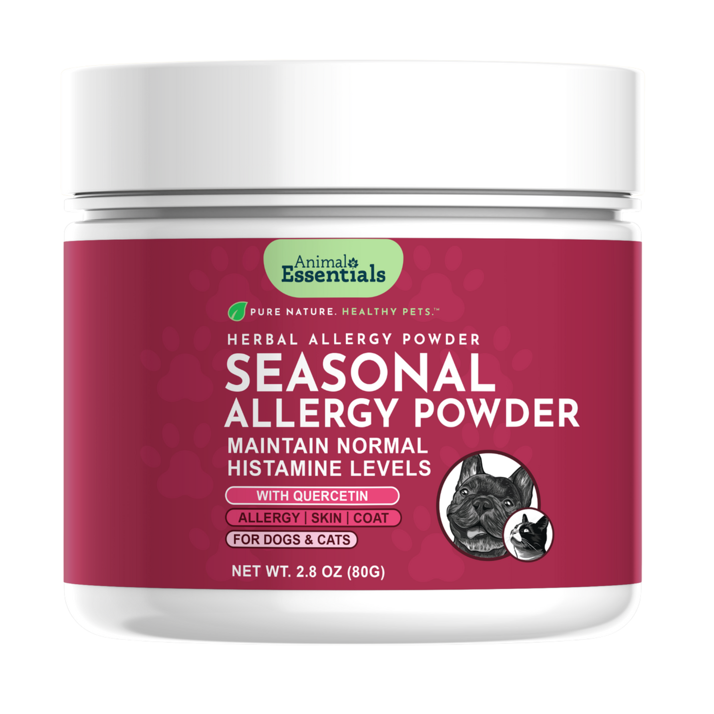 Animal Essentials Seasonal Allergy Powder + Quercetin | Allergy Support