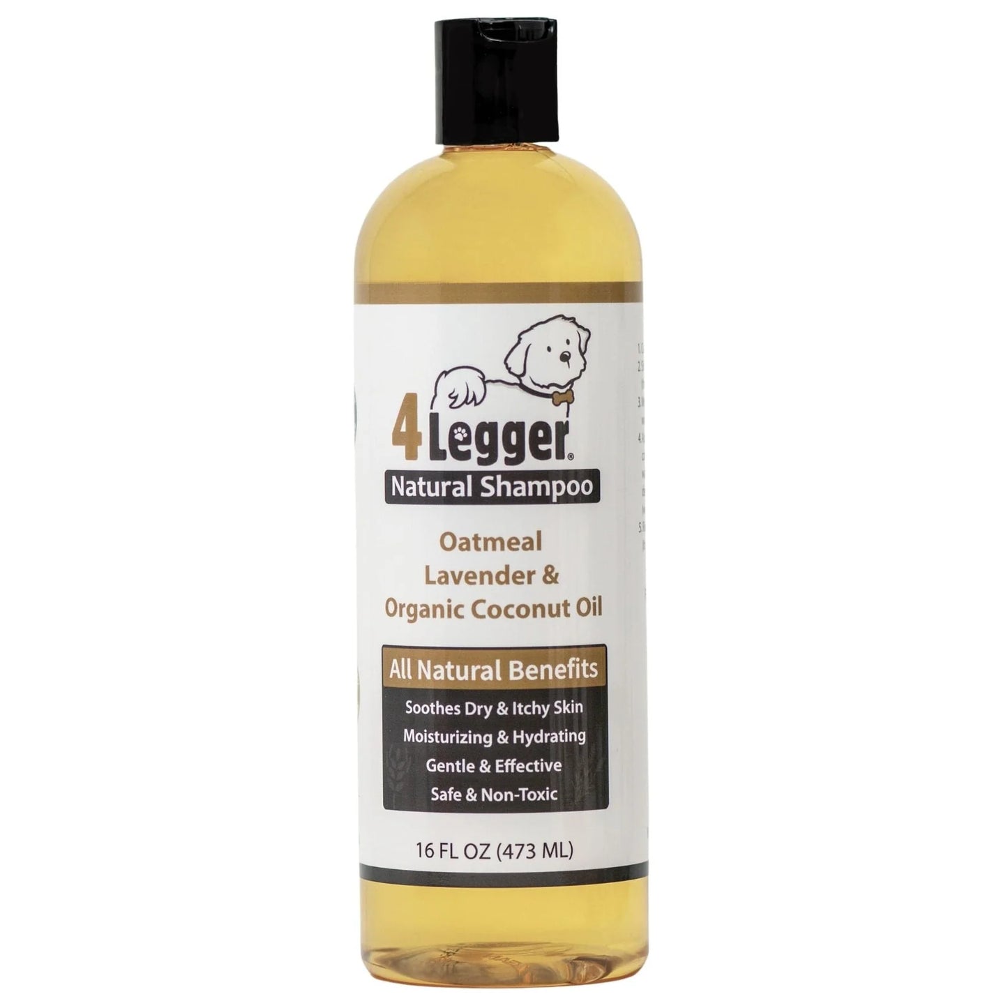 4-Legger Organic Shampoo | Oatmeal w/ Lavender and Aloe 16oz