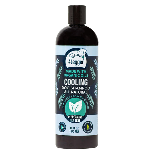 4-Legger Organic Shampoo | Cooling w/ Peppermint + Tea Tree 16oz