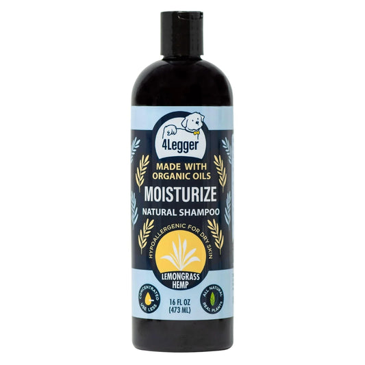 4-Legger Organic Shampoo | Moisturize w/ Hemp + Lemongrass 16oz