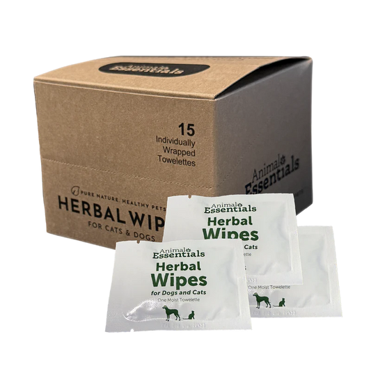 Animal Essentials Herbal Wipes (15 count box)