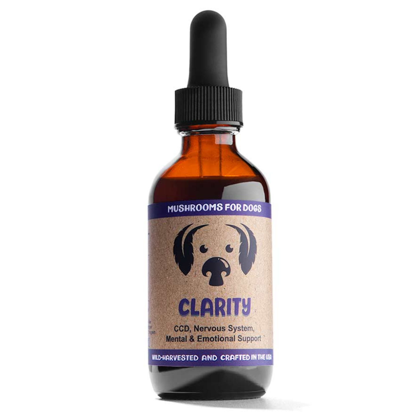 MycoDog Clarity| Mushroom Extract + Adaptogen Tincture