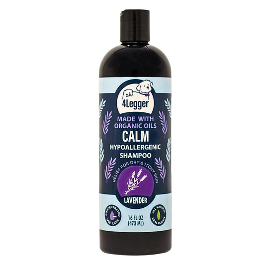 4-Legger Organic Shampoo | Calm w/ Lavender, Calendula & St. John's Wort 16oz