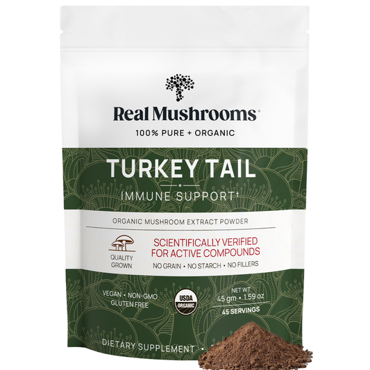 Real Mushrooms Organic Turkey Tail Extract Powder
